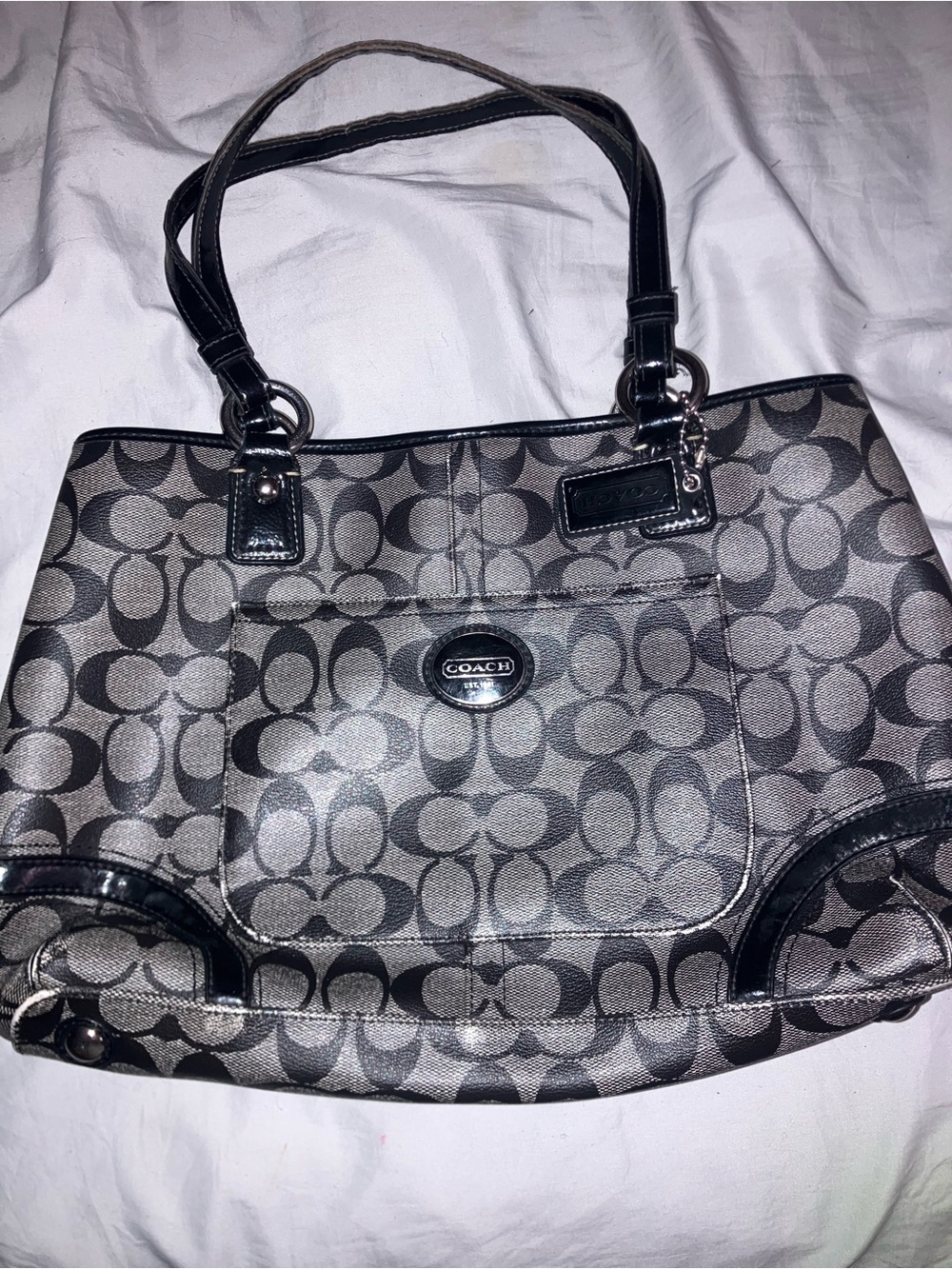COACH Peyton Shopper Carryall shoulder bag.